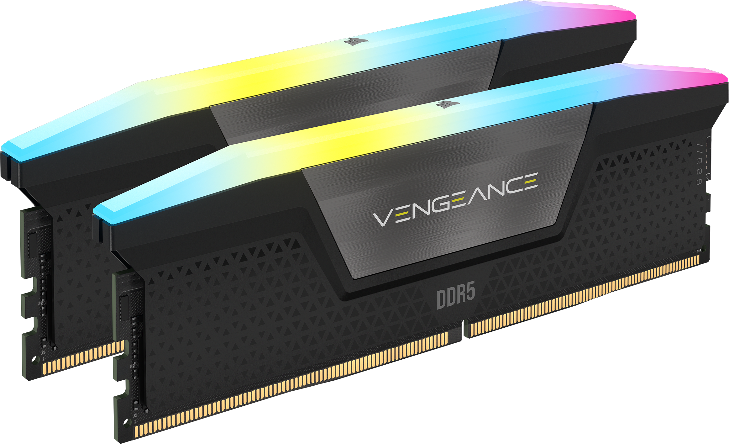 Memorias Corsair Vengeance DDR5 con iluminación RGB